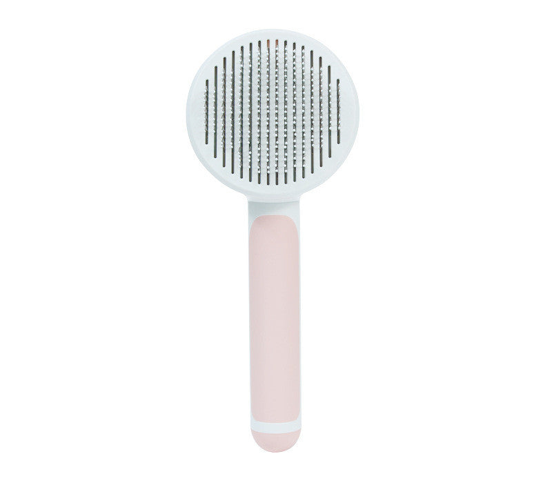 ErgoRound Self-Cleaning Pet Dematting & Passage Comb – Round Handle for Cats & Dogs