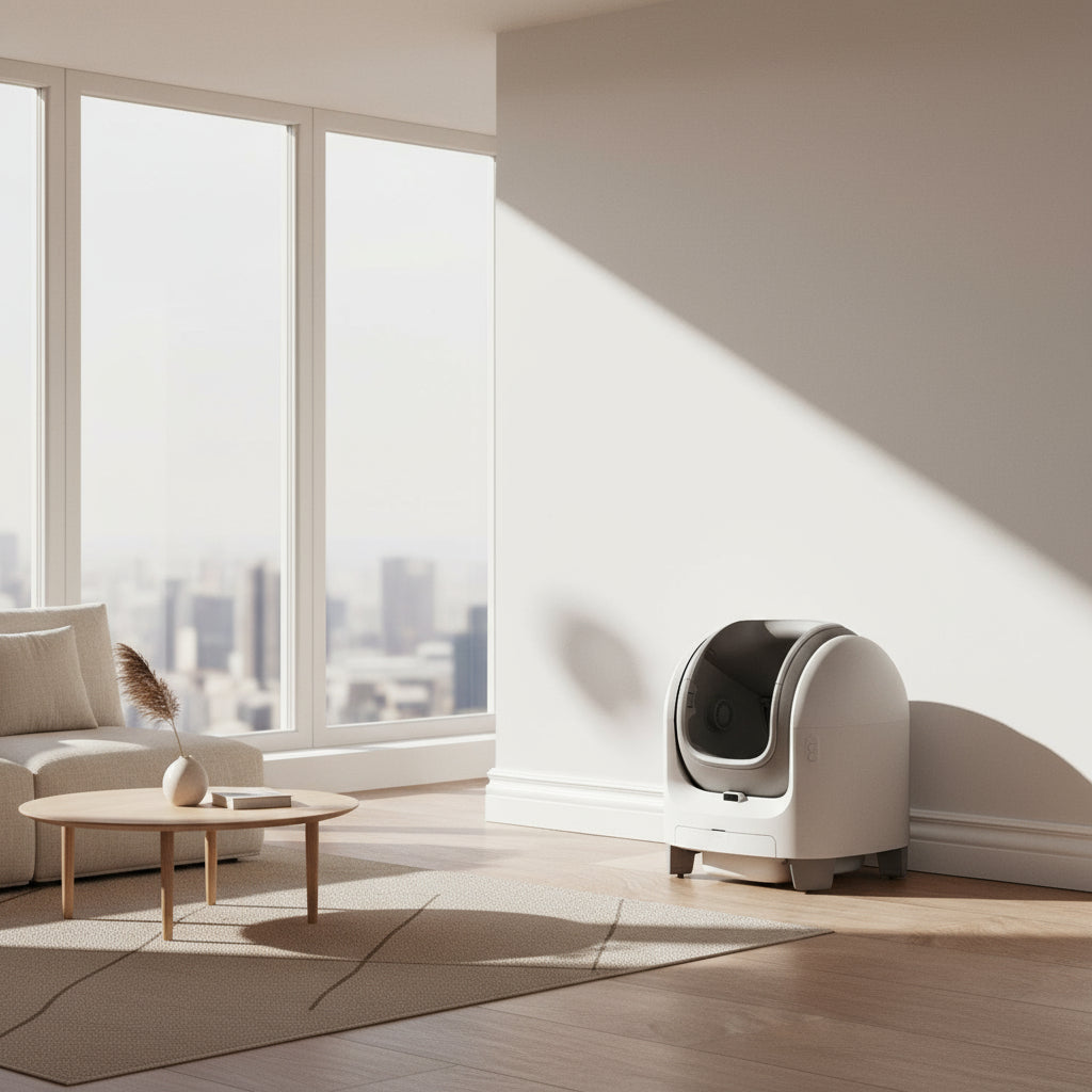 Pet Marvel™ Smart Self-Cleaning Cat Litter Box – Automatic Odor Control & App Monitoring