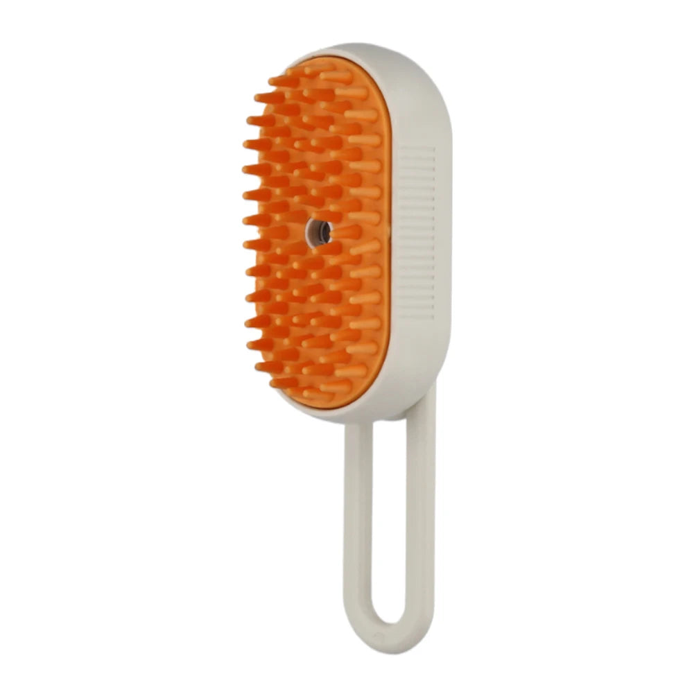 Cat & Dog Steam Brush – 3-in-1 Electric Grooming Comb (USB Rechargeable)