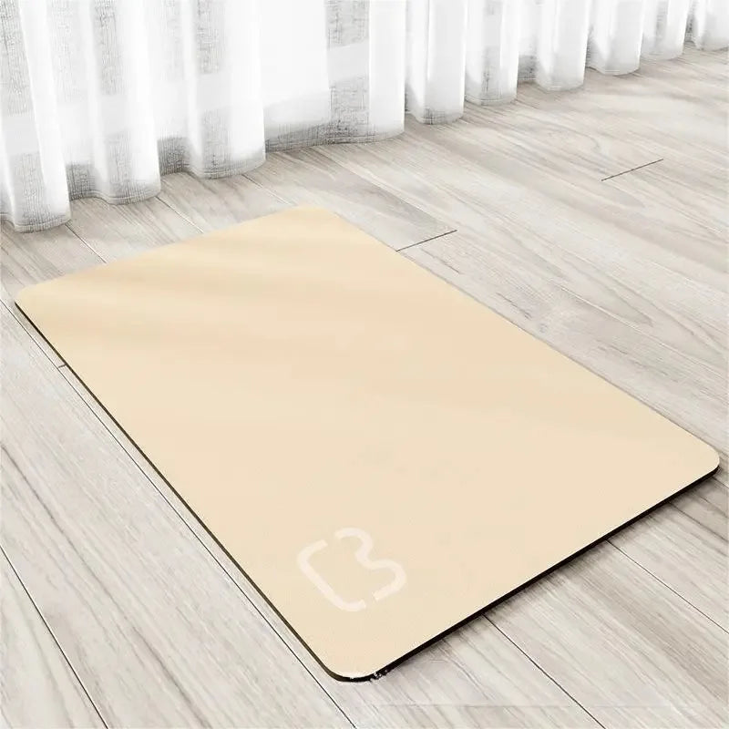 Cartoon Paw-Shaped Pet Feeding Mat – Non-Slip & Waterproof Food Bowl Mat