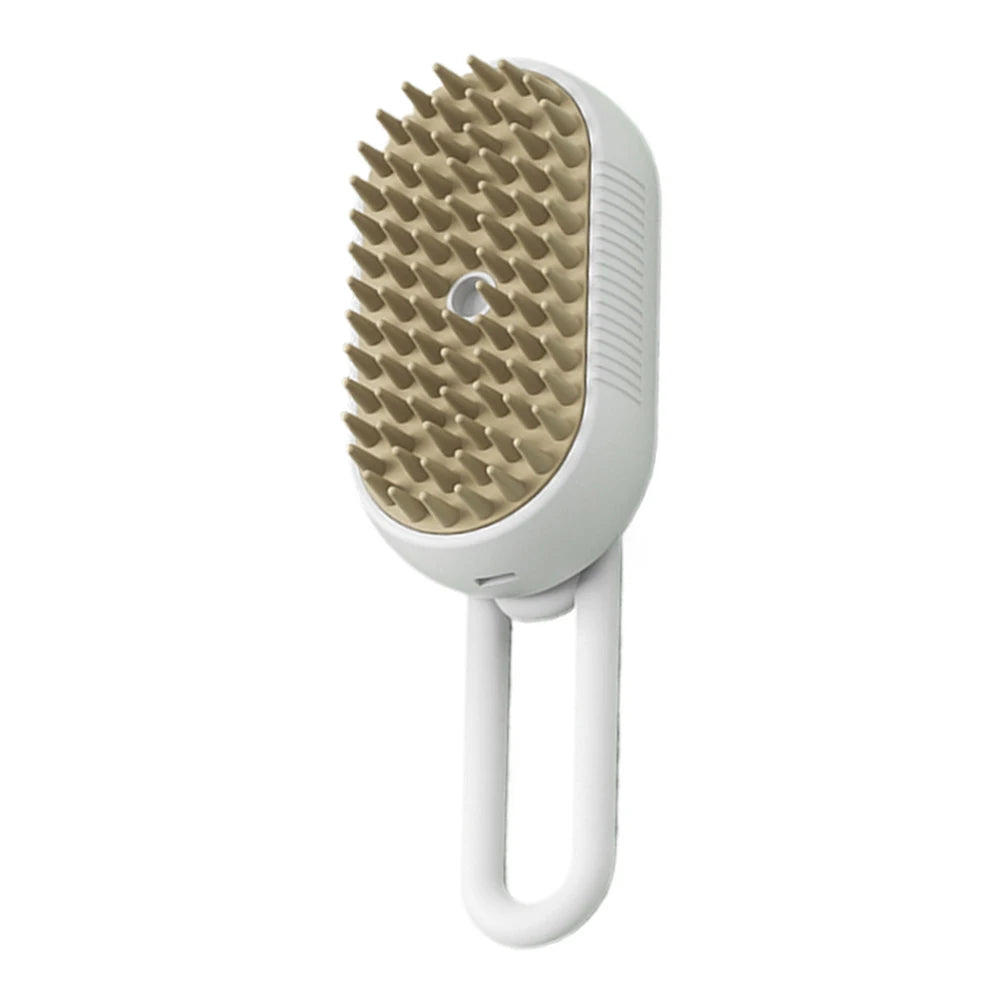 Cat & Dog Steam Brush – 3-in-1 Electric Grooming Comb (USB Rechargeable)