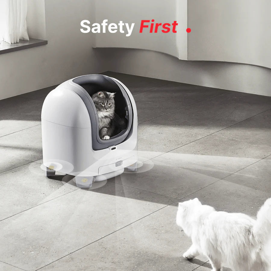 Pet Marvel™ Smart Self-Cleaning Cat Litter Box – Automatic Odor Control & App Monitoring